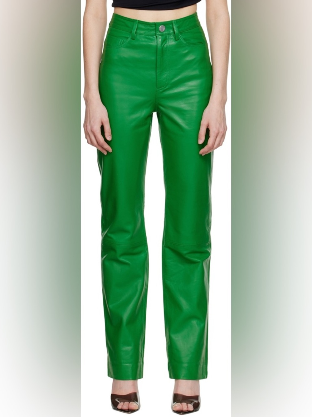 REMAIN Birger Christensen Green Lynn Pants